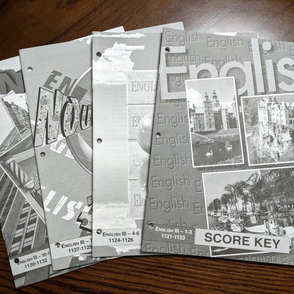 ACE English III 3 High School Grade 11 Score Keys - Picture 1 of 1